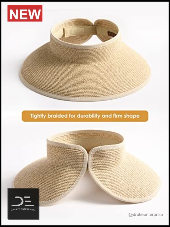 Wide Brim Sun Hat with UPF 80+ Protection and Ponytail Opening main image 4